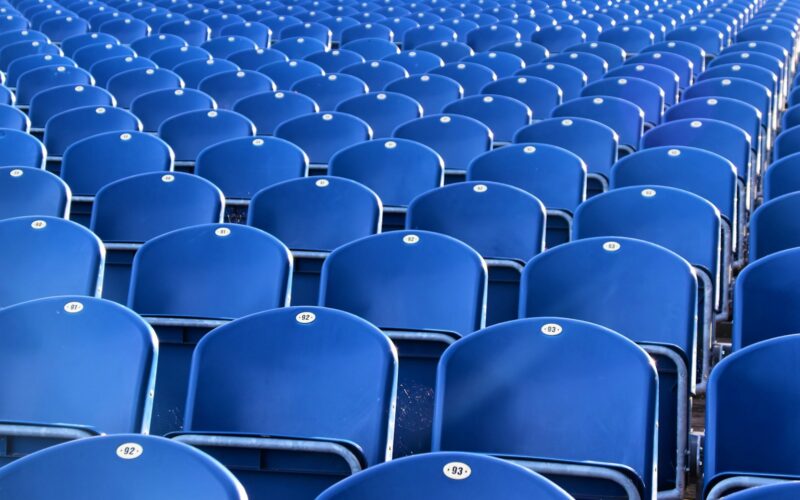 blue gang chair